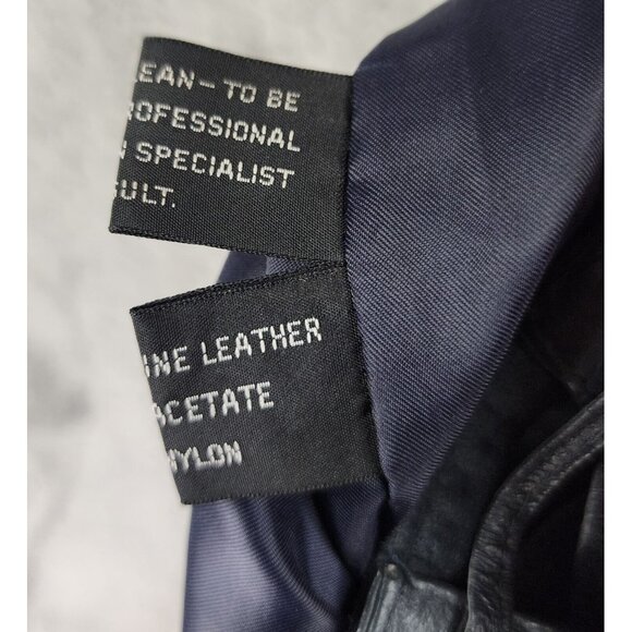 Silverleaf Skirt Womens Size 9/10 Black Suede Leather Lace Up Retro Mini Vintage - Picture 11 of 11